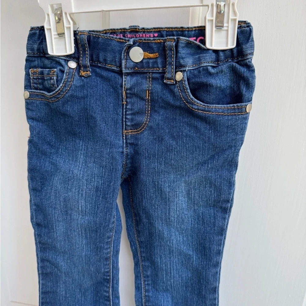 NWOT The Children's Place 3T Girls Denim Bootcut Jeans Pants